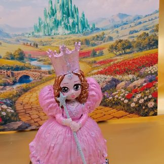 Glinda Good witch inspired figurine Original Baum-rooted Oz design 6.5 inch figurine