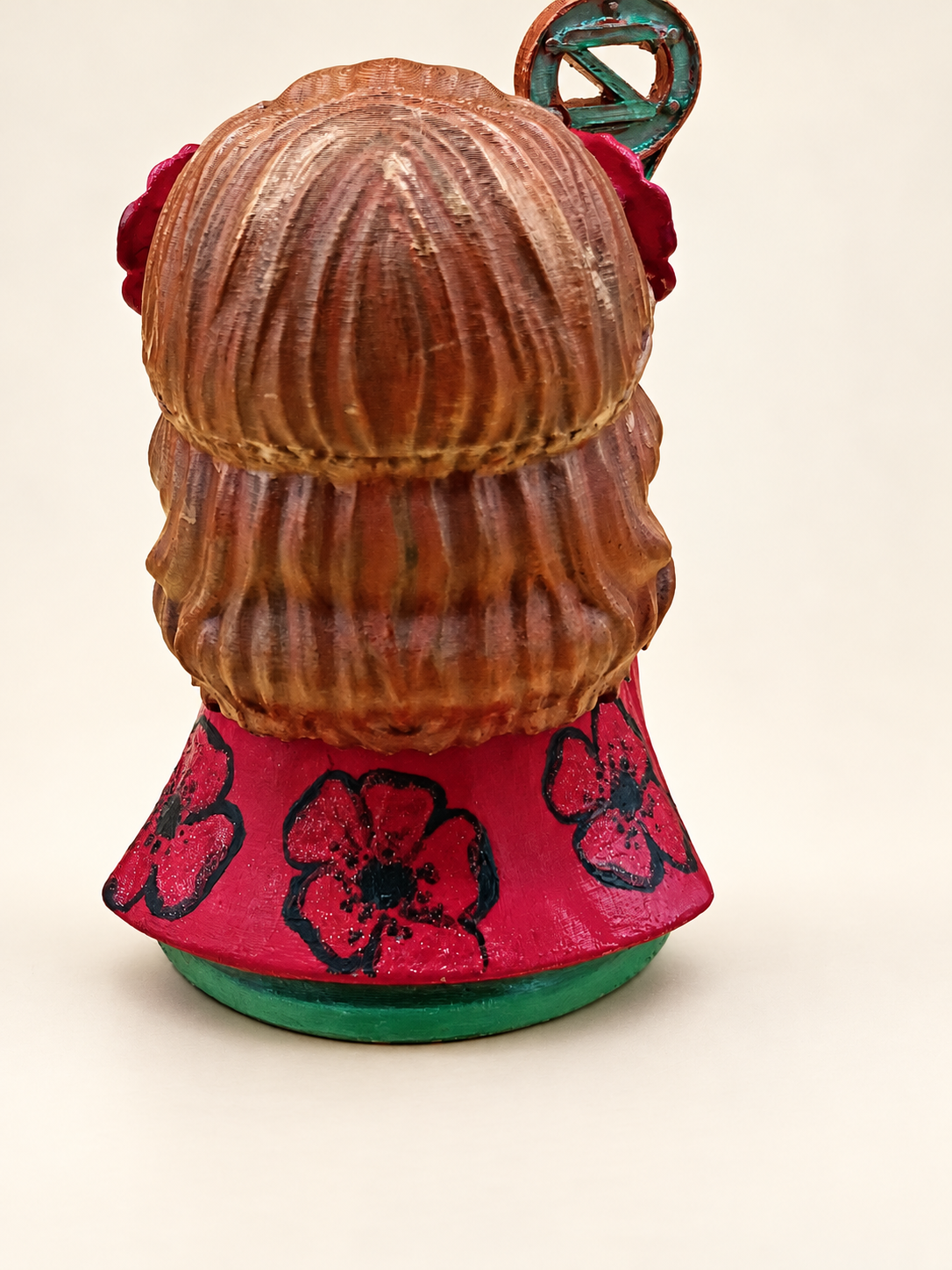 Emma Ridley inspired Ozma of Oz sculpture by Sage Moone with poppy accents and royal Oz staff